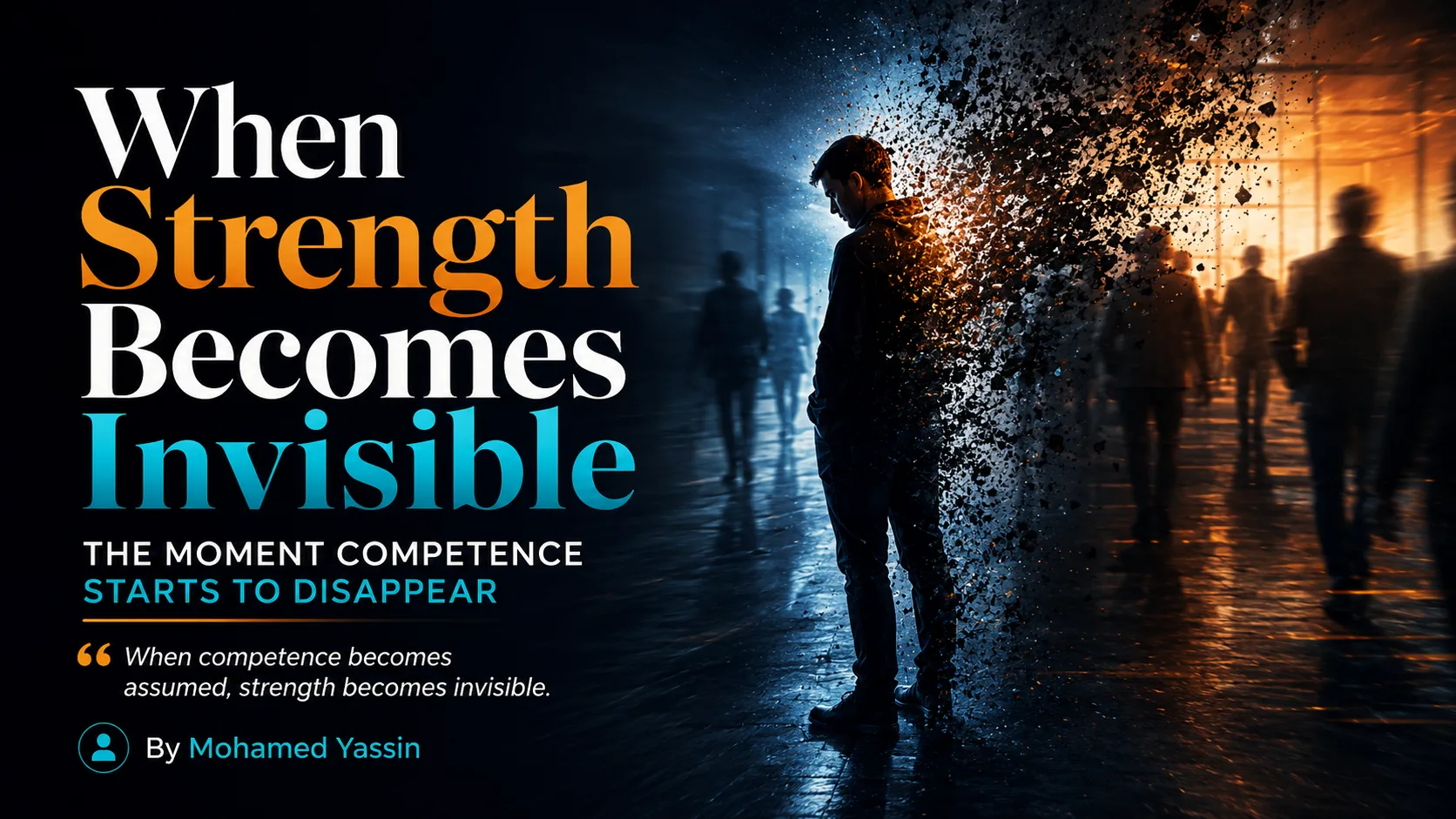 When Strength Becomes Invisible — The Moment Competence Starts to Disappear